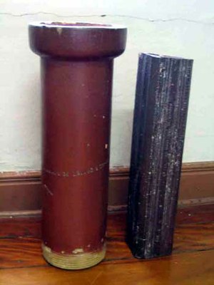 Tubos produzidos pela Cerâmica Industrial Osasco (Hervy)