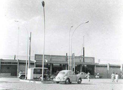 1966 - Segundo prédio da estação Osasco, construído nos anos 60 (Largo de Osasco) 